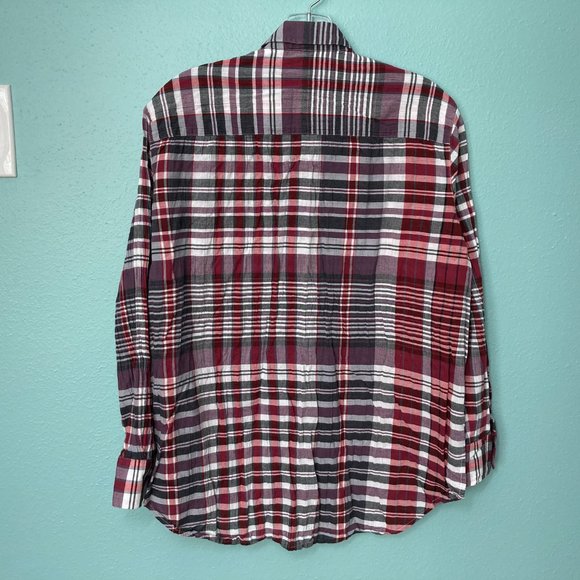 Madewell Oversized Boy Shirt in Kenwood Plaid - Picture 2 of 4
